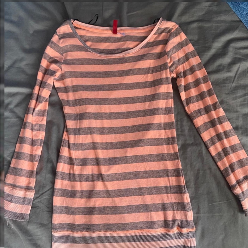 H&m Striped Long Sleeve Top